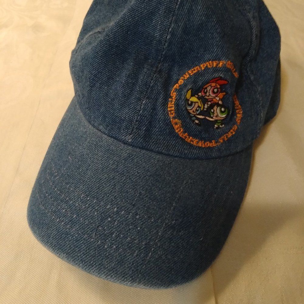 Vintage Power Puff Girls Denim Strap Back Hat - Picture 2 of 10